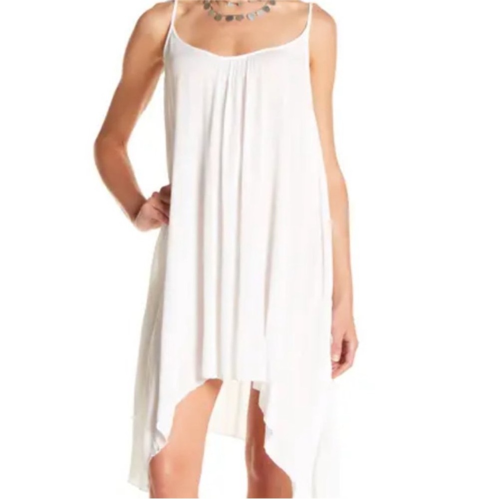 Elan Slip Swim Cover Up White SMALL 2971